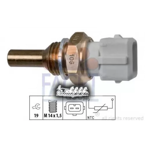 Датчик Температуры Охлаждающей Жидкости Facet 7.3126