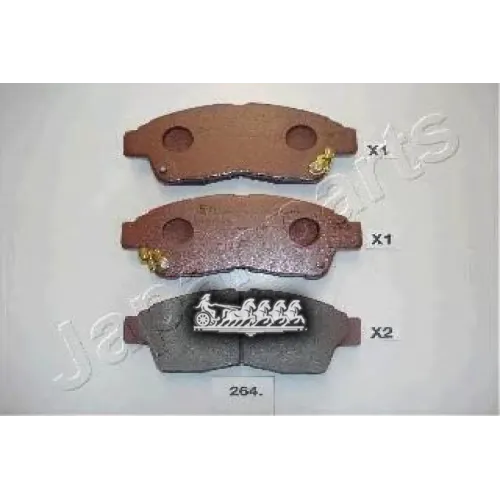 Колодки Тормозные Дисковые Japanparts PA-264AF