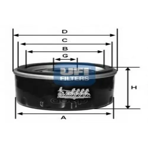 Фильтр Масляный Ducati UFI 