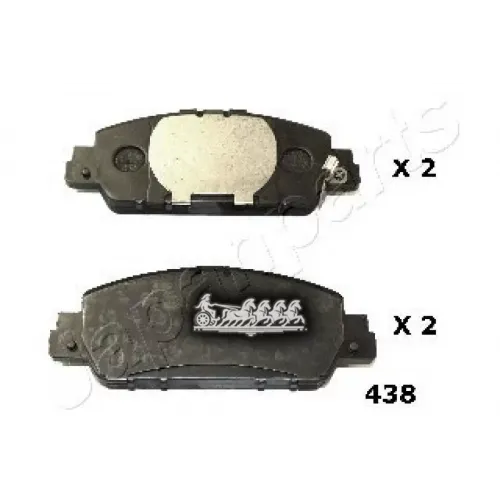Колодки Тормозные Дисковые, Комплект Japanparts PA-438AF