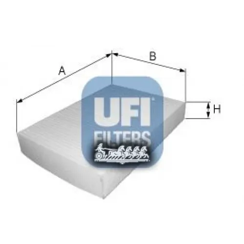 Фильтр Салона Fiat/Opel Grande Punto/Punto/Corsa D 06- UFI 