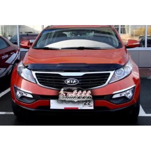 Дефлектор Капота Темный Kia Sportage 2010-Nld.skispo1012 Autofamily 