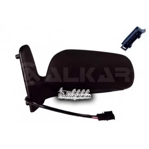 Зеркало Заднего Вида Vw Sharan 98- Электрич.асферич.лев. (В Сборе) ALKAR 