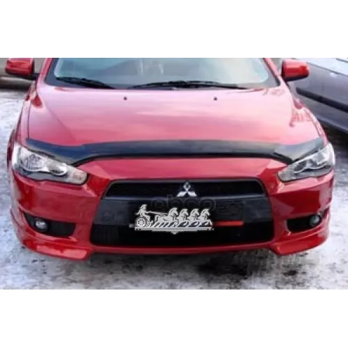 Дефлектор Капота Темный Mitsubishi Lancer 2007-Nld.smilan0712 Autofamily 