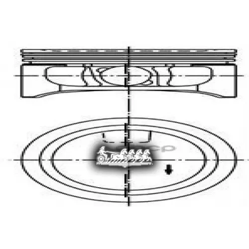 Поршень KOLBENSCHMIDT 