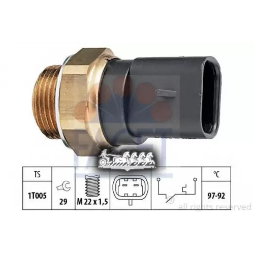 Датчик Включения Вентилятора Facet 7.5103