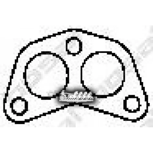 Прокладка Глушителя (Skod Octavia 96-04 ) Bosal 