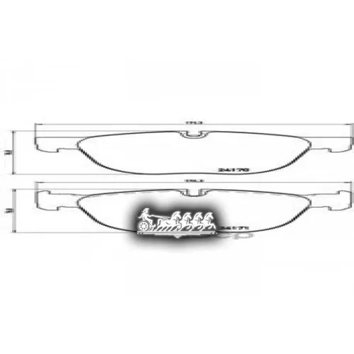 Колодки Тормозные Дисковые Перед Brembo 