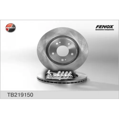 Диск Тормозной Mitsubishi Lancer/Outlander 08- Перед. FENOX 