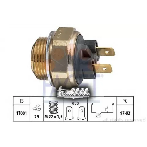 Датчик Включения Вентилятора Facet 7.5111