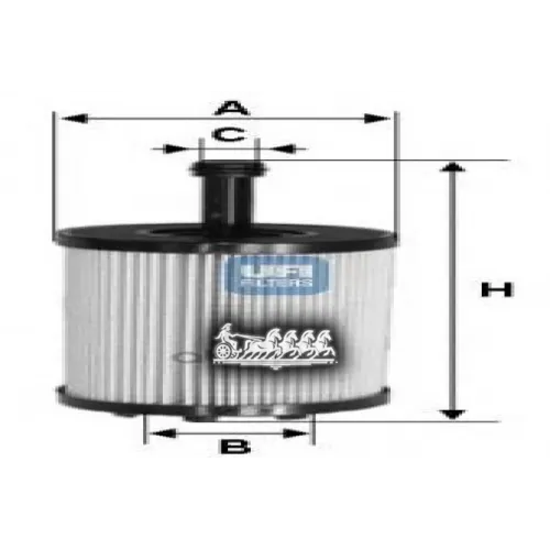 Фильтр Масляный UFI 25.023.00