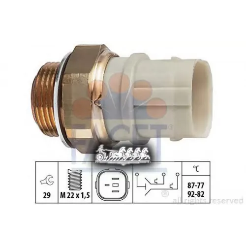 Датчик Включения Вентилятора Facet 7.5651