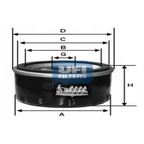 Фильтр Масляный Toyota/Daihatsu/Suzuki UFI 23.255.00