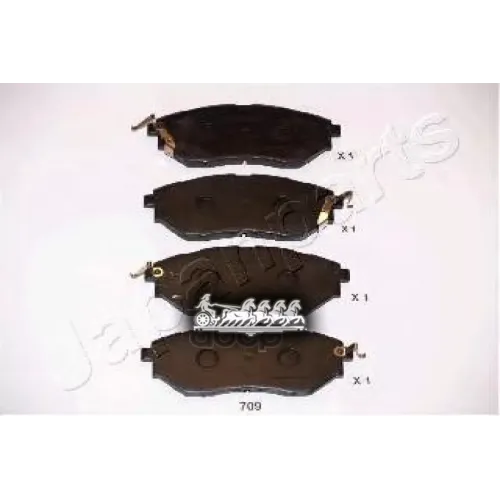 Колодки Тормозные Дисковые Japanparts PA-709AF