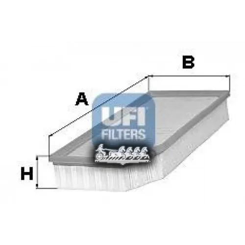 Фильтр Воздушный Volvo S60/V70/Xc90/Xc70 2.4D 05- UFI 30.366.00