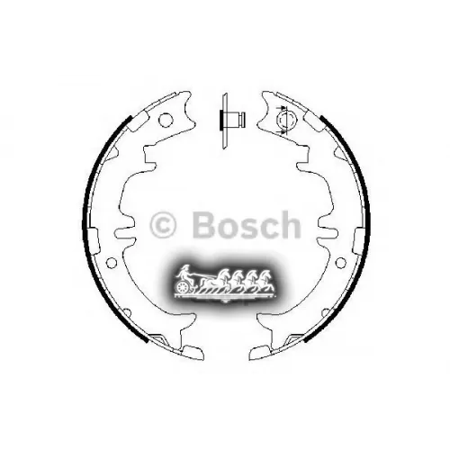 Тормозные Колодки Барабанные Lexus Gs -05 Bosch 