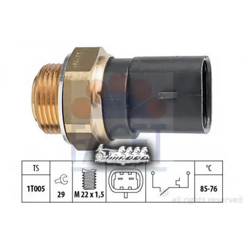 Датчик Включения Вентилятора Facet 7.5287