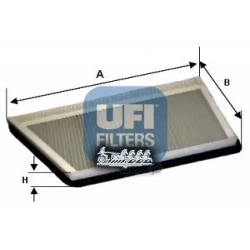 Фильтр Салона Peugeot 206 Угольный UFI 