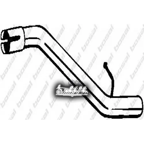 Глушитель Задний Труба Выхлопного Газа (Mazd 3 03- ) Bosal 