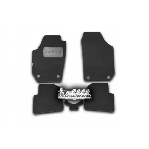 Коврики В Салон Škoda FabiaFabia Scout 2007->Хэтчбек5 Шт. (Текстиль) Autofamily 