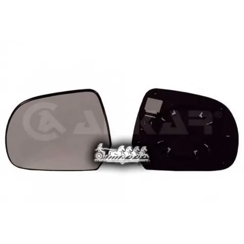 Стекло Зеркала Renault Duster 12- Выпукл.прав. ALKAR 