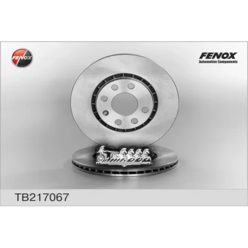 Диск Тормозной Opel Astra 1.8 91-98/Corsa 1.6 93-00/Vectra 1.7-1.8 88-95 Перед. FENOX 