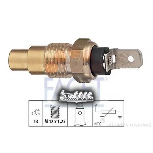 Датчик Температуры Охлаждающей Жидкости Facet 7.3121