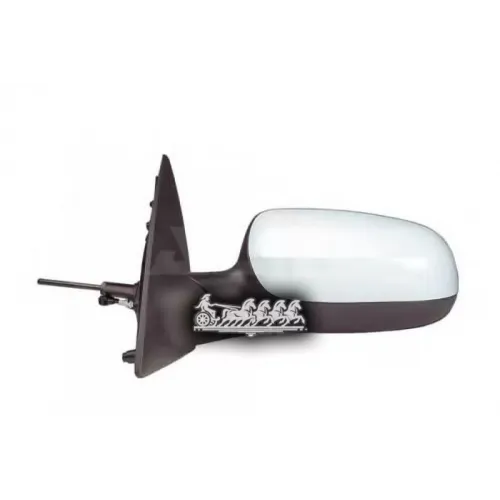 Зеркало Заднего Вида Opel Corsa 00- Мех.выпукл.грунт.прав. (В Сборе) ALKAR 