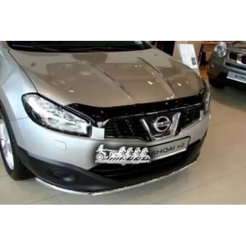 Дефлектор Капота Темный Nissan Qashqai 2010-2013/Qashqai+2 2010-2014 Autofamily 