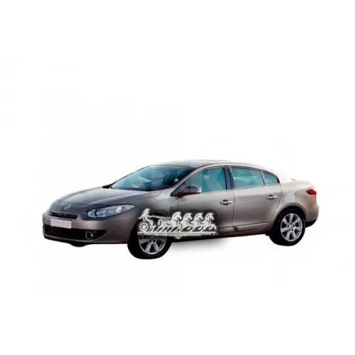 Зеркало Заднего Вида Renault Fluence 10- Электрич.асферич.подогрев Грунт.лев. (В Сборе) ALKAR 