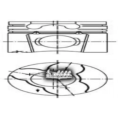 Поршень Комплект Vag Lt -06 2.5Tdi/2.8Tdi R4 KOLBENSCHMIDT 