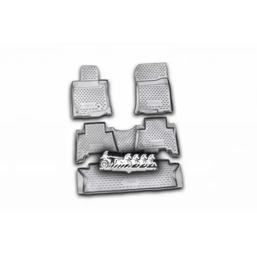 Коврики Салона Серые Toyota Land Cruiser Prado 150 Autofamily 