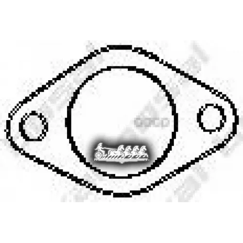 Прокладка Глушителя (Opel Vivaro 01- ) Bosal 