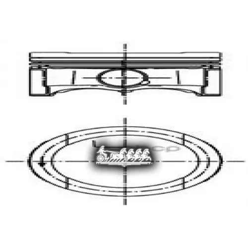 Поршень Комплект Vag Caddy/Golf/Bora/Jetta/Passat/Touran 97- 1.6 Bse KOLBENSCHMIDT 