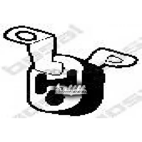 Кронштейн Глушителя (Audi A4 98-01 ) Bosal 