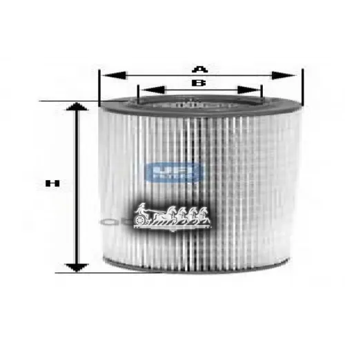 Фильтр Воздушный Audi A6 2.0 Tdi/Tfsi UFI 27.603.00