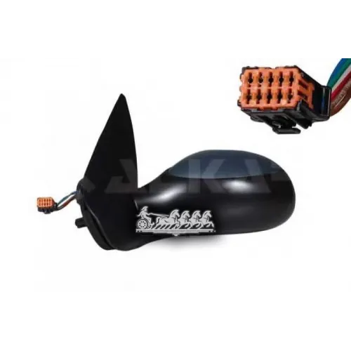 Зеркало Заднего Вида Peugeot 206 02- Электрич.выпукл.подогрев Грунт.дат.t Прав. (В Сборе) ALKAR 