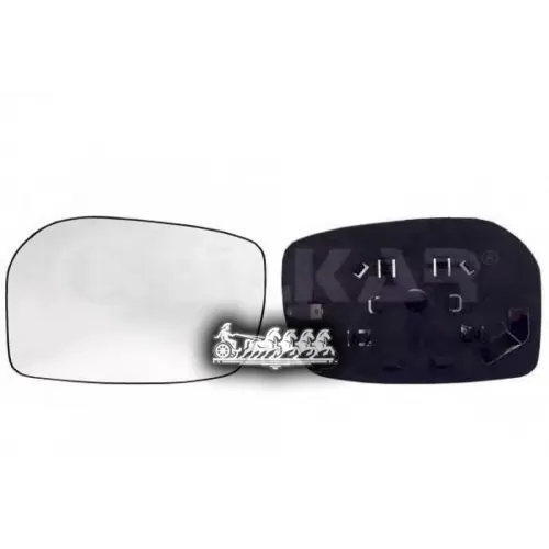Стекло Зеркала Toyota Yaris/Vitz 05- Выпукл.лев. ALKAR 
