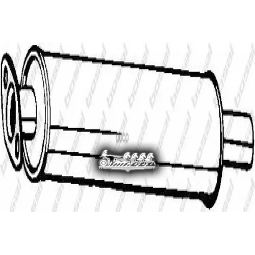 Глушитель Задний (Ford Focus 04-07 ) Bosal 