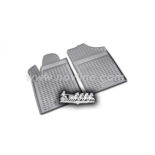 Коврики В Салон Уаз 3909,3741,3962,2206 2 Шт. (Полиуретан) Autofamily 