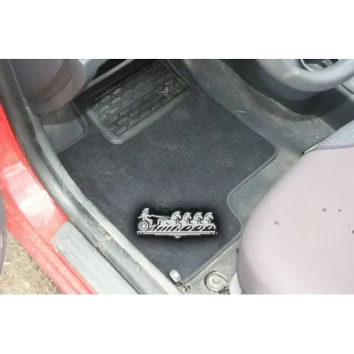 Коврики В Салон Hyundai Santa Fe 2010->Внедорожник 4 Шт. (ТекстильСерые) Autofamily 