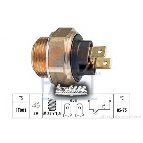 Датчик Включения Вентилятора Facet 7.5008