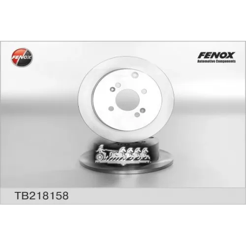 Диск Тормозной Hyundai Accent 05-/Getz 02-/I20 08-/Kia Rio Ii 05- Задний FENOX 