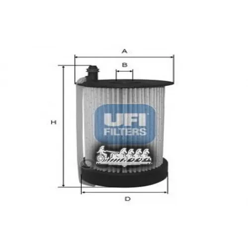 Фильтр Топливный, Дизель UFI 26.031.00