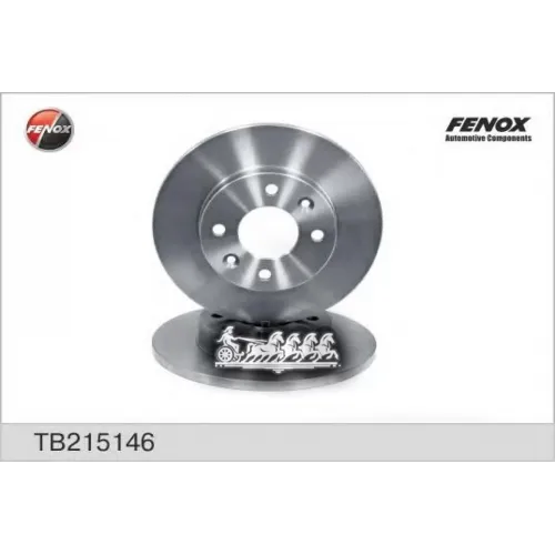 Диск Тормозной Renault Logan/Clio/Megane/Sandero Передний Не Вент.d 238Мм. FENOX 