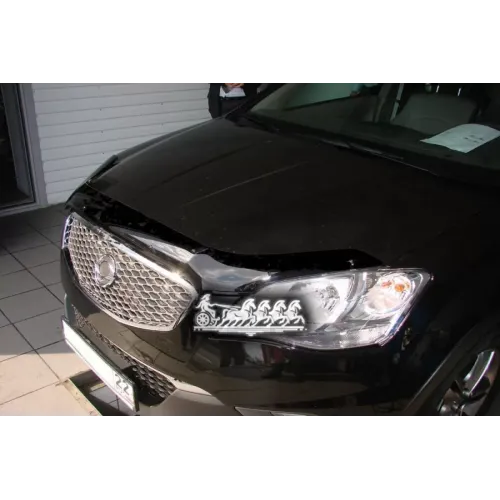 Дефлектор Капота Темный Ssangyong Actyon 2010-Nld.sssact1012 Autofamily 