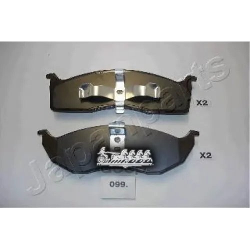 Колодки Тормозные Дисковые Japanparts PA-099AF