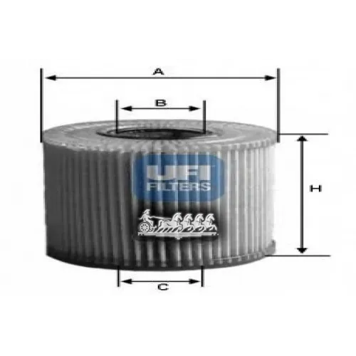 Фильтр Масляный UFI 25.080.00
