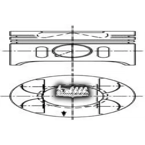 Поршень KOLBENSCHMIDT 