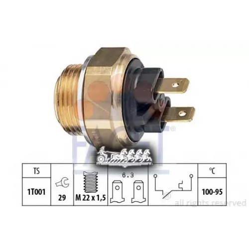 Датчик Включения Вентилятора Facet 7.5019